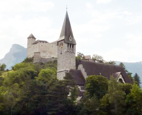 Pfarrkirche Balzers 1912