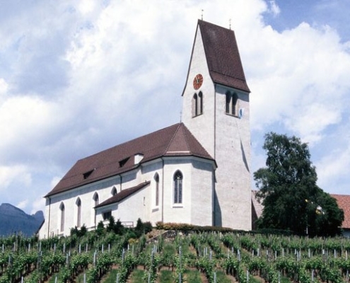Pfarrkirche Maria Himmelfahrt Bendern ca. 1970