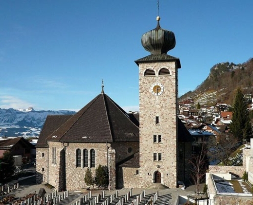 Pfarrkirche St. Josef 1940 Triesenberg
