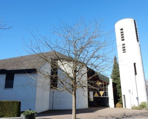 Pfarrkirche zum Unbefleckten Herzen Maria 1963 Schellenberg